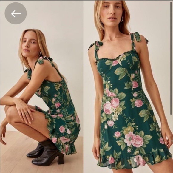 Reformation Christine Dress in Belvedere *NEW* - Picture 2 of 6